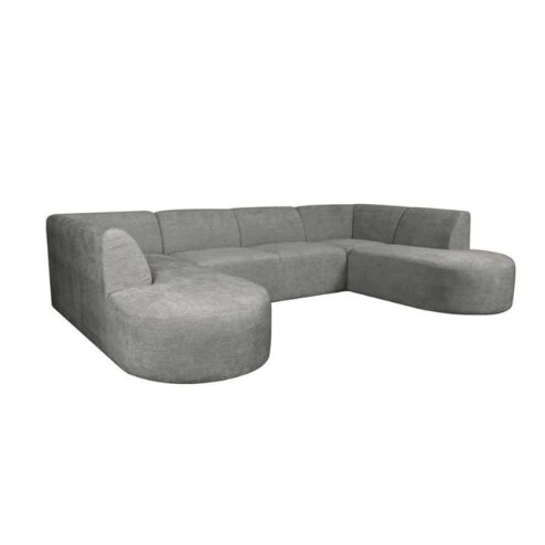 Espen U-Bank Stone stof