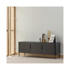 Gunnar Tv meubel grenen matzwart 154 cm