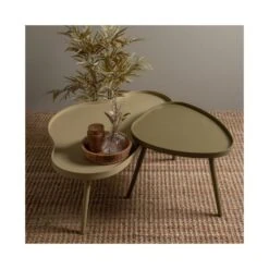 Mae Salontafel organisch MDF/grenen sepia 61 cm