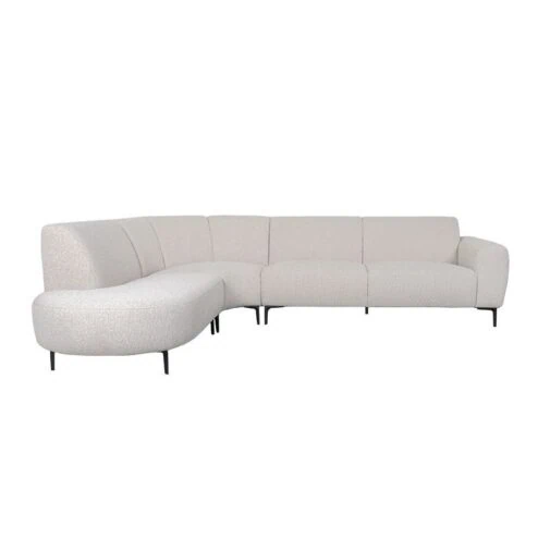 Mauro Hoekbank Naturel Links Voorstaand