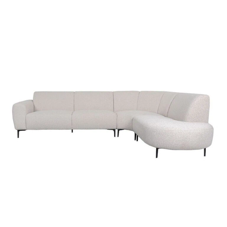 Mauro Hoekbank Naturel Rechts Voorstaand