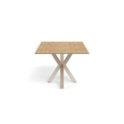 Myrthe Eettafel Keramiek met beige poot 200 cm