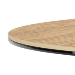 Myrthe Salontafel rond Keramiek met beige poot 82 cm