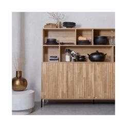 New Gravure Dressoir eiken naturel 200 cm