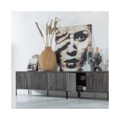 New Gravure Tv meubel essen fineer espresso 100 cm