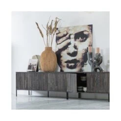 New Gravure Tv meubel essen fineer espresso 150 cm