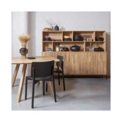 New Gravure Wandkast eiken naturel 200 cm