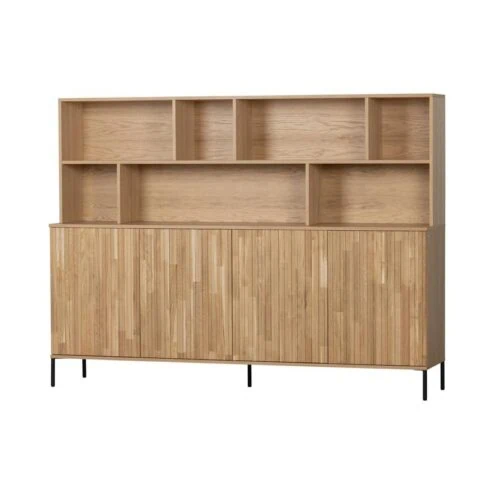 New Gravure Wandkast eiken naturel 200 cm