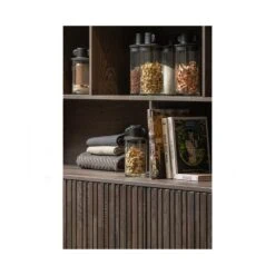 New Gravure Wandkast essen fineer espresso 200 cm