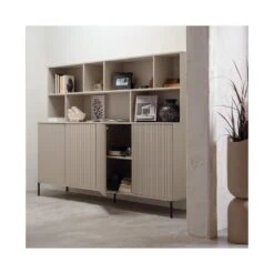 New Gravure Wandkast grenen dust 200 cm