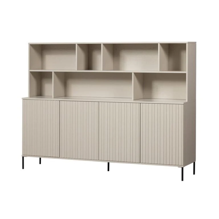 New Gravure Wandkast grenen dust 200 cm