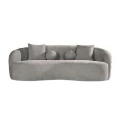 Novo 3-zits Bank Stone stof