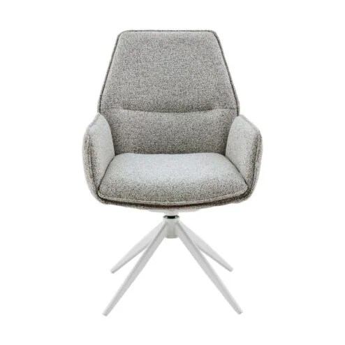 Rico Eetkamerstoel Beige met armleuning