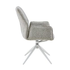 Rico Eetkamerstoel Beige met armleuning