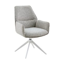 Rico Eetkamerstoel Beige met armleuning