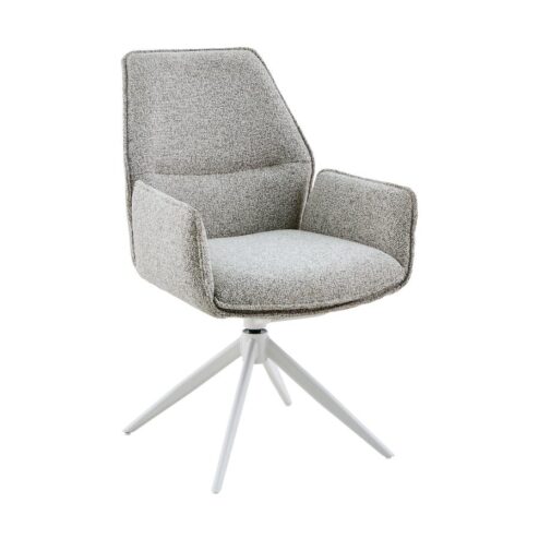 Rico Eetkamerstoel Beige met armleuning