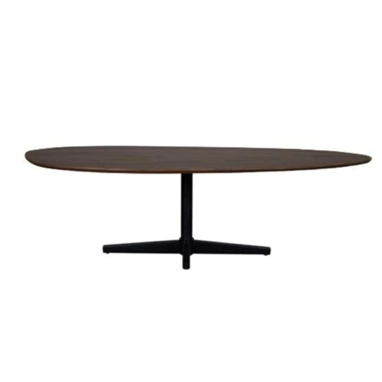 Rosie Eetkamertafel organisch Espresso 220 cm