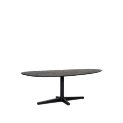 Rosie Eetkamertafel organisch Zwart 180 cm