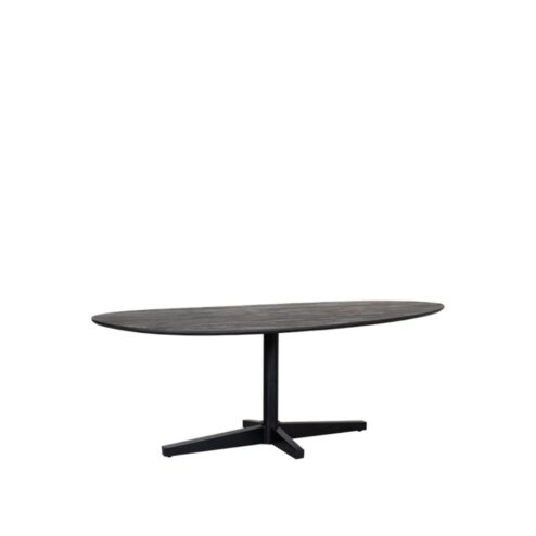 Rosie Eetkamertafel organisch Zwart 180 cm