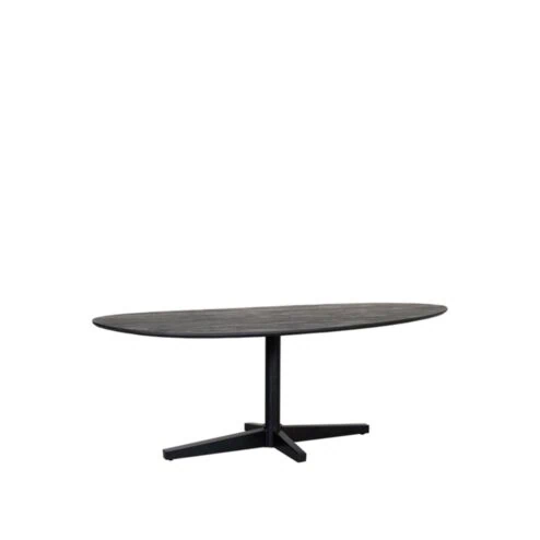 Rosie Eetkamertafel organisch Zwart 180 cm