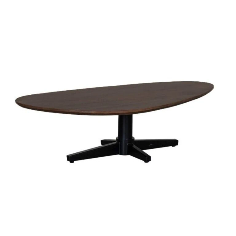 Rosie Salontafel organisch Espresso 140 cm