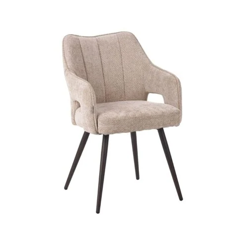 Stan Eetkamerstoel Clay met bronzen poot