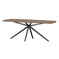 Tablo Eettafel eiken Deens ovaal Bruin 220 cm