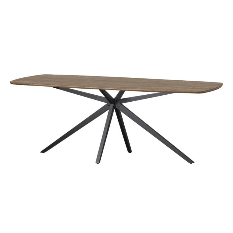 Tablo Eettafel eiken Deens ovaal Bruin 220 cm