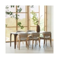 Udar Eetkamerstoel naturel met houten frame naturel