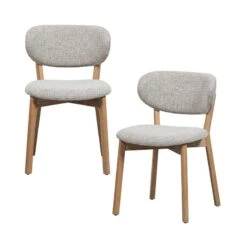 Udar Eetkamerstoel naturel met houten frame naturel