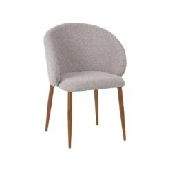 Yuki Eetkamerstoel Naturel met houtlook poot