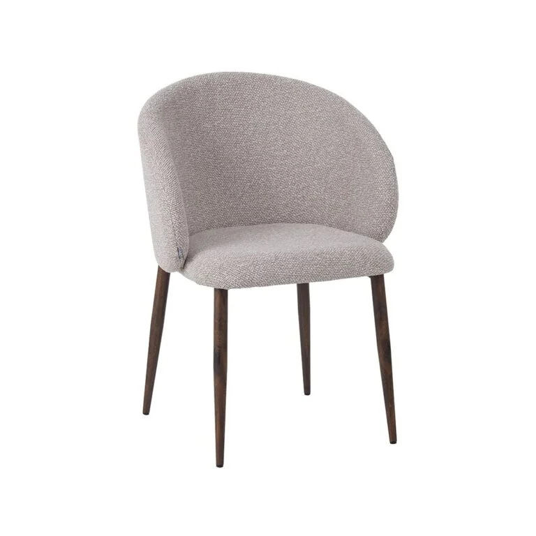 Yuki Eetkamerstoel Naturel met walnoot poot