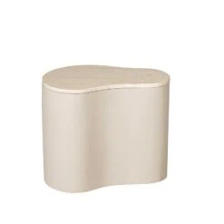 Yuko Salontafel marmer Zand 50cm