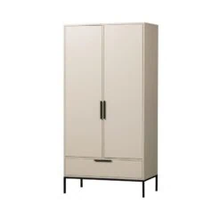 Adam 2-deurs Kledingkast grenen zand 100cm