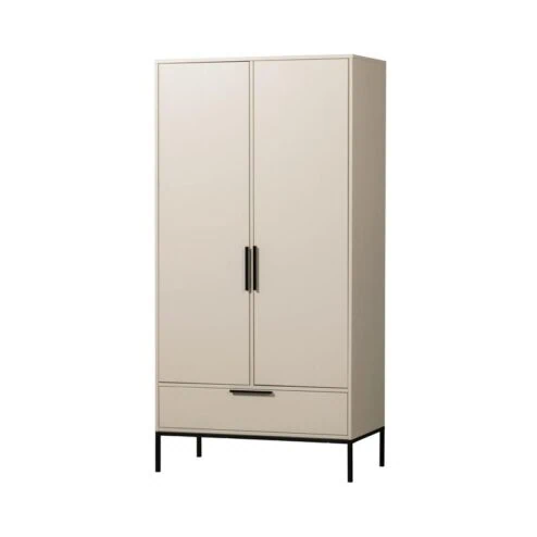 Adam 2-deurs Kledingkast grenen zand 100cm