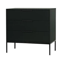 Adam Ladekast grenen zwart 94cm