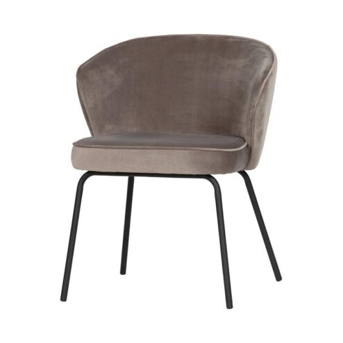 Admit Eetkamerstoel velvet zand