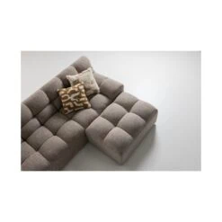 Allure Hocker geweven stof bruin melange