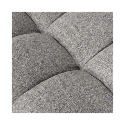 Allure Hocker geweven stof grijs melange