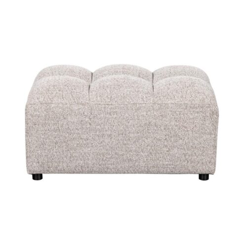Allure Hocker geweven stof naturel melange