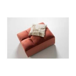 Allure Hocker velvet koper