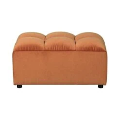 Allure Hocker velvet terracotta