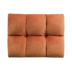 Allure Hocker velvet terracotta