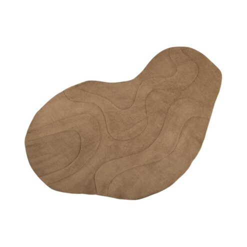 Alya vloerkleed organisch bruin 170x240cm