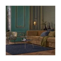 Amazing Bijzettafel metaal/glas messing 47cm