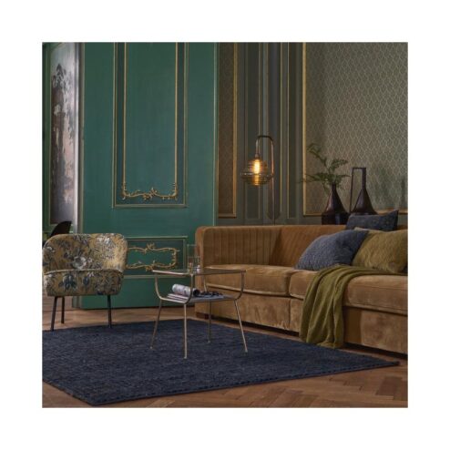 Amazing Bijzettafel metaal/glas messing 47cm