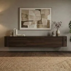 Amy Tv meubel Walnoot mangohout 155 cm