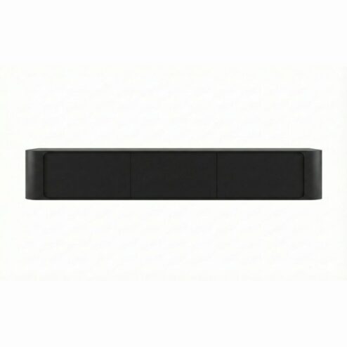 Amy Tv meubel Zwart mangohout 155 cm