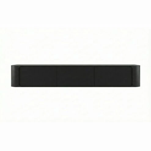 Amy Tv meubel Zwart mangohout 155 cm