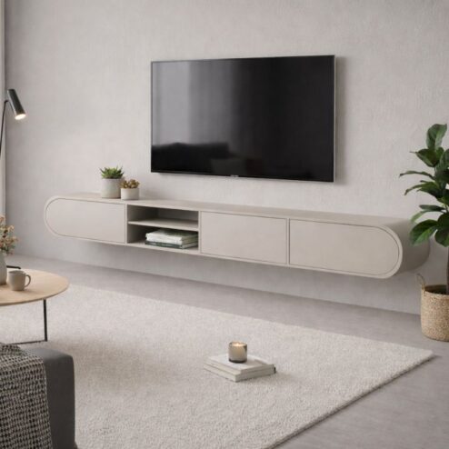 Arco zwevend Tv meubel Zand 220 cm